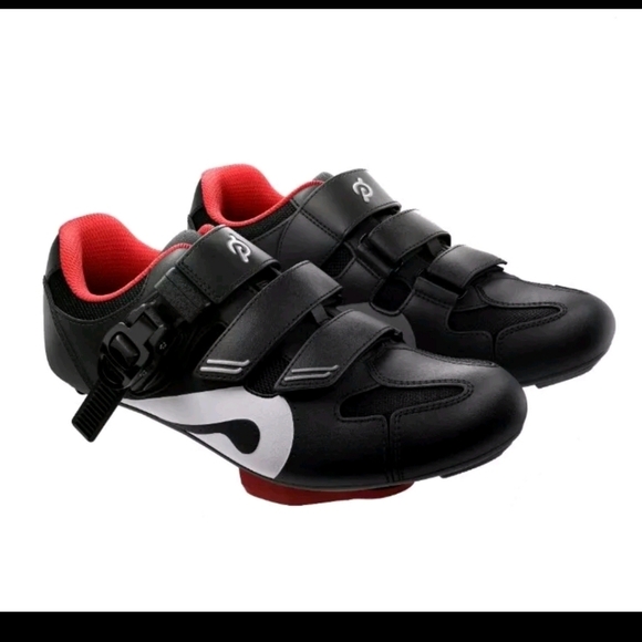 Peloton Unisex Red And Black Cycling Shoes 40 9W 7M - Picture 1 of 16